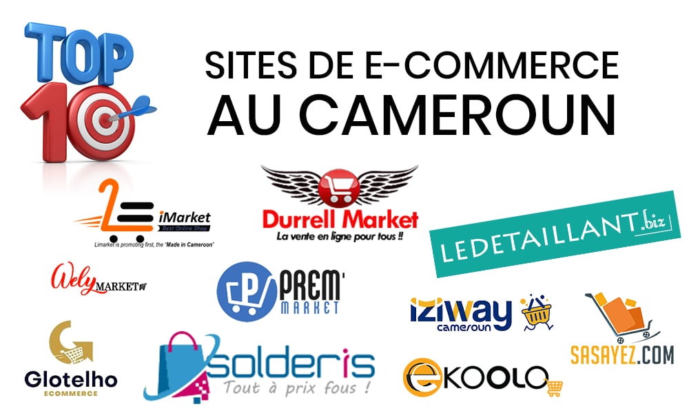 Top des meilleurs sites de vente en ligne au Cameroun  Durrell Market,  Leader de la vente en ligne au Cameroun
