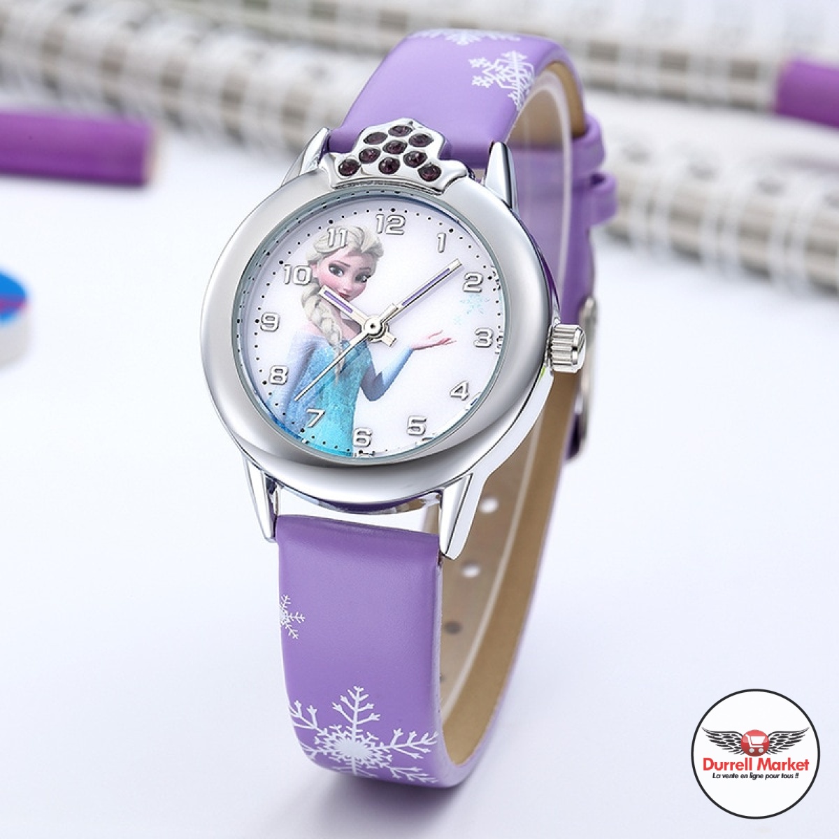 CIVO Montre Enfant Bleu Analogique Apprentissage Etanche Quartz