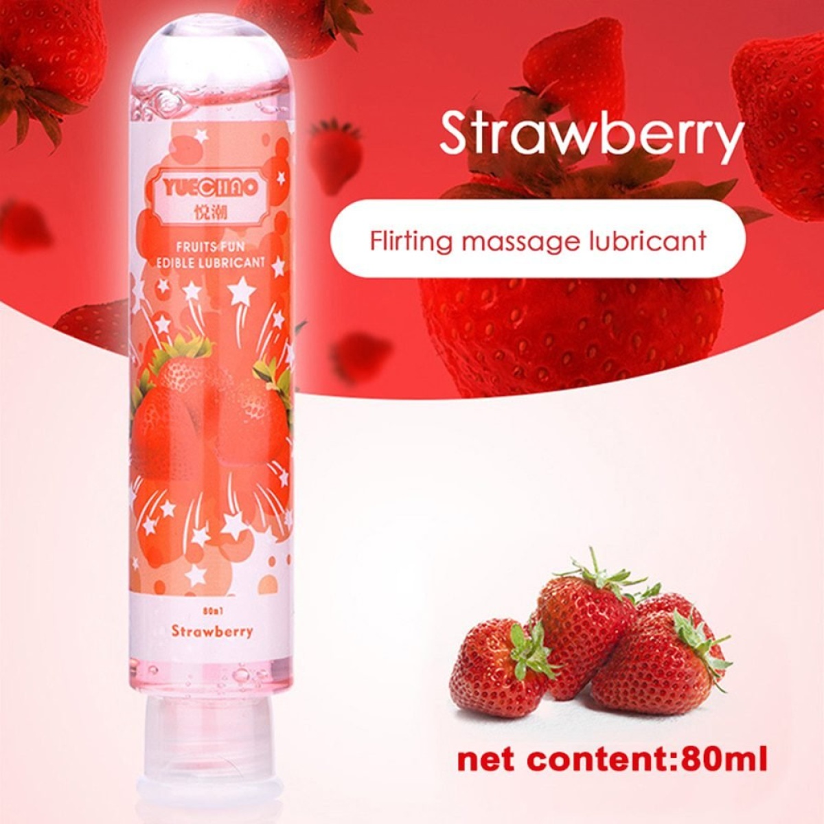Stimulateur Clitoridien + Lubrifiant Fruits Rouges - Neuf Et Discret